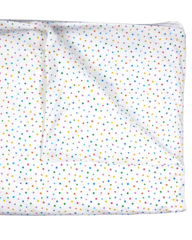 Multicolour star single duvet cover