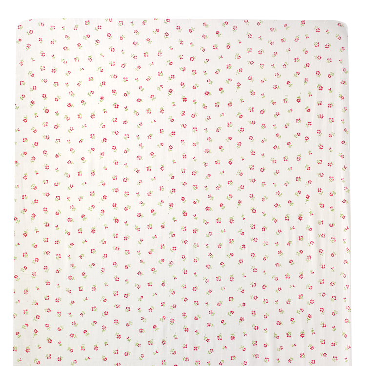 Scattered floral cot bed fitted sheet